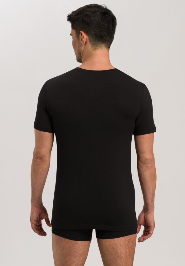 Cotton Superior Fitted V-Neck Cotton T-Shirt - Image 3