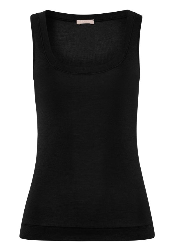 Silk/Cashmere Silk And Cashmere Scoop Neck Tank Top