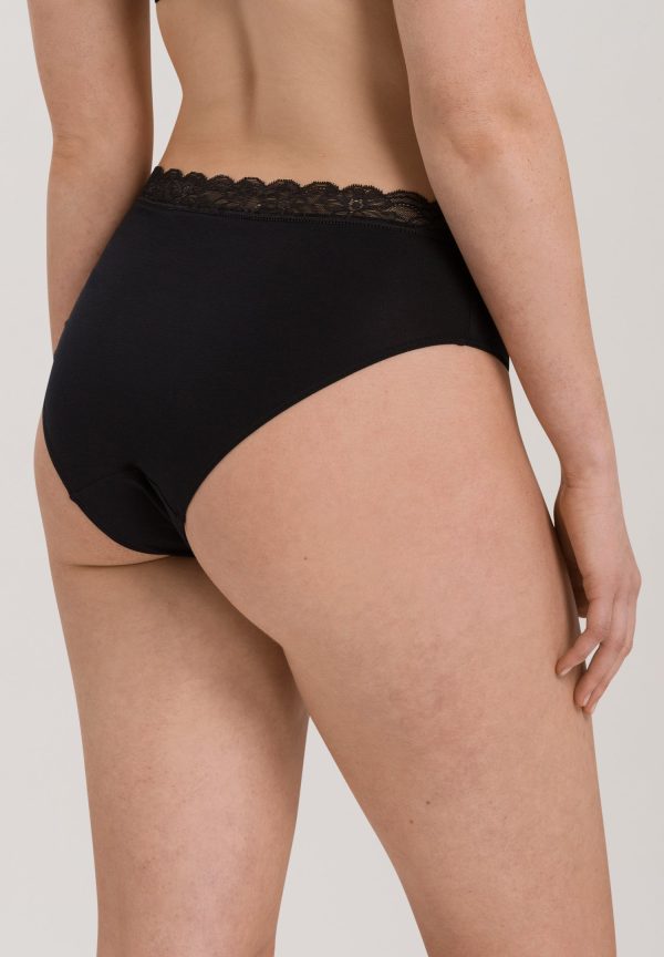 Cotton Lace Lace Trim Cotton Full Brief - Image 3