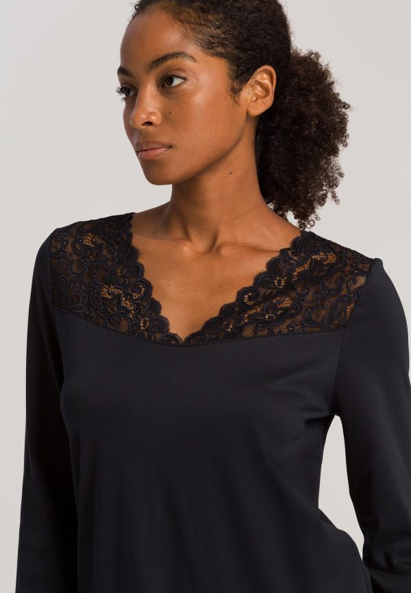 Moments Lace Trim Cotton Pajama Set - Image 4