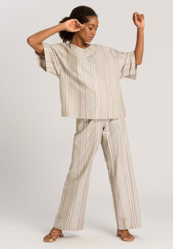 Urban Casuals Linen Blend Oversized Top - Image 4