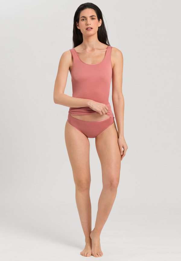 Cotton Seamless Round Neck Cotton Tank Top - Image 4