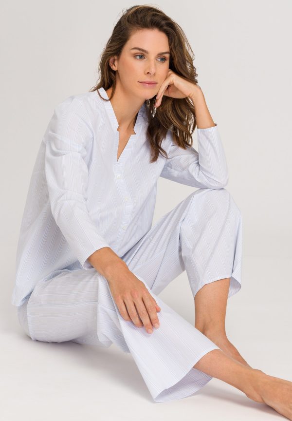 Sleep And Lounge Cotton Notch Collar Shirt - Image 5