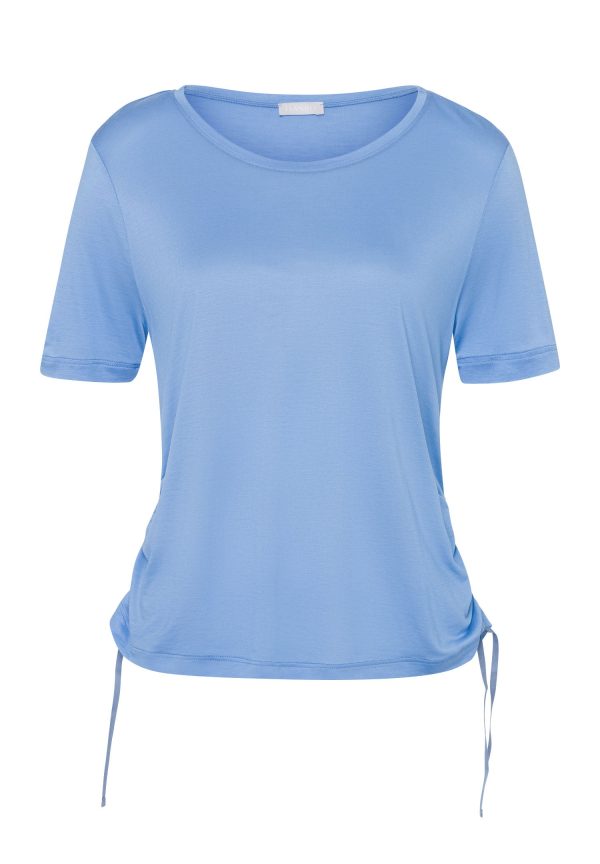 Lou Flowy Top With Side Ruching