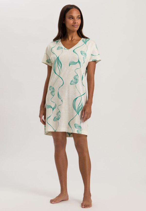 Sleep And Lounge Soft Cotton Modal Nightgown - Image 4