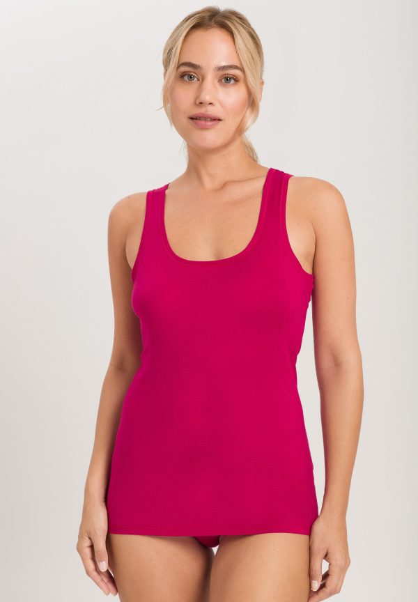Ultralight Round Neck Cotton Tank Top - Image 2