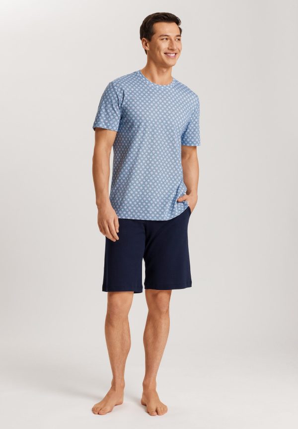 Night And Day Crew Neck Cotton Pajama Set - Image 2