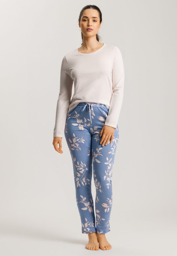 Sleep And Lounge Cotton Blend Drawstring Pants - Image 3