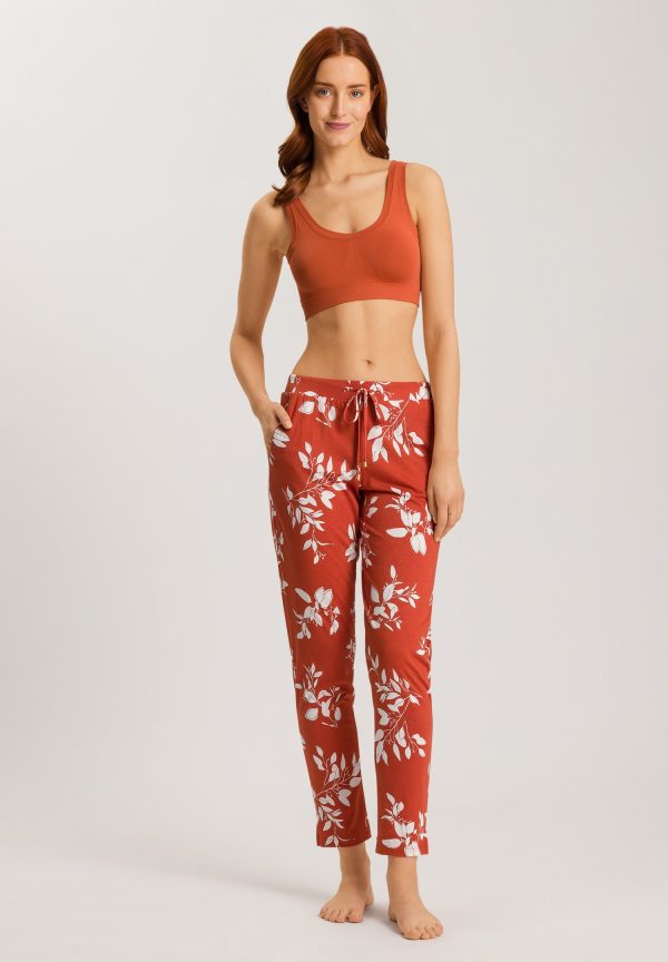 Sleep And Lounge Cotton Blend Drawstring Pants - Image 4
