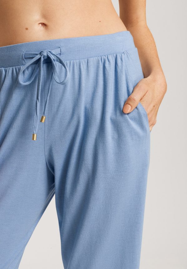 Sleep And Lounge Cotton Blend Drawstring Pants - Image 5