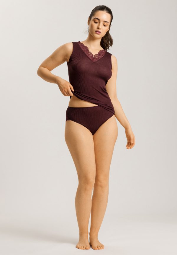 Maria Lace Back Wool and Silk Full Brief - Image 4