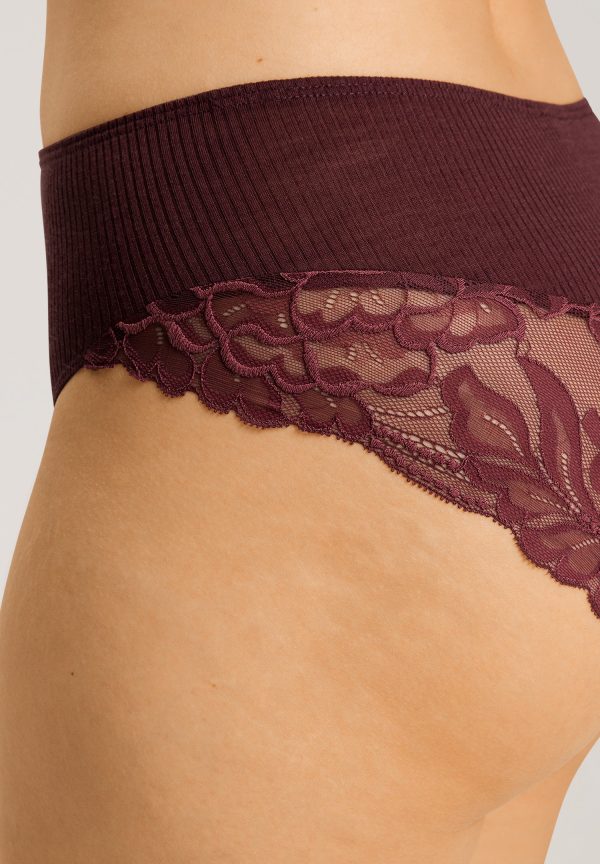 Maria Lace Back Wool and Silk Full Brief - Image 5