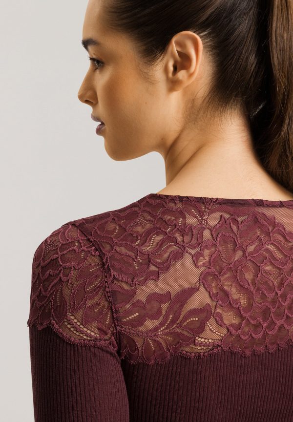Maria Wool and Silk Lace Top - Image 5