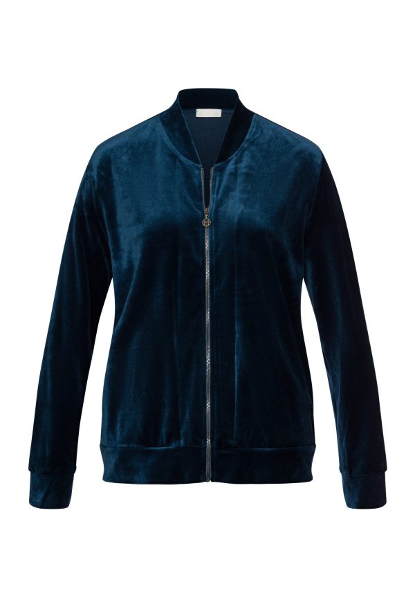 Favourites Velvet Zip-Up Jacket