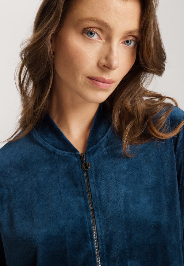 Favourites Velvet Zip-Up Jacket - Image 5