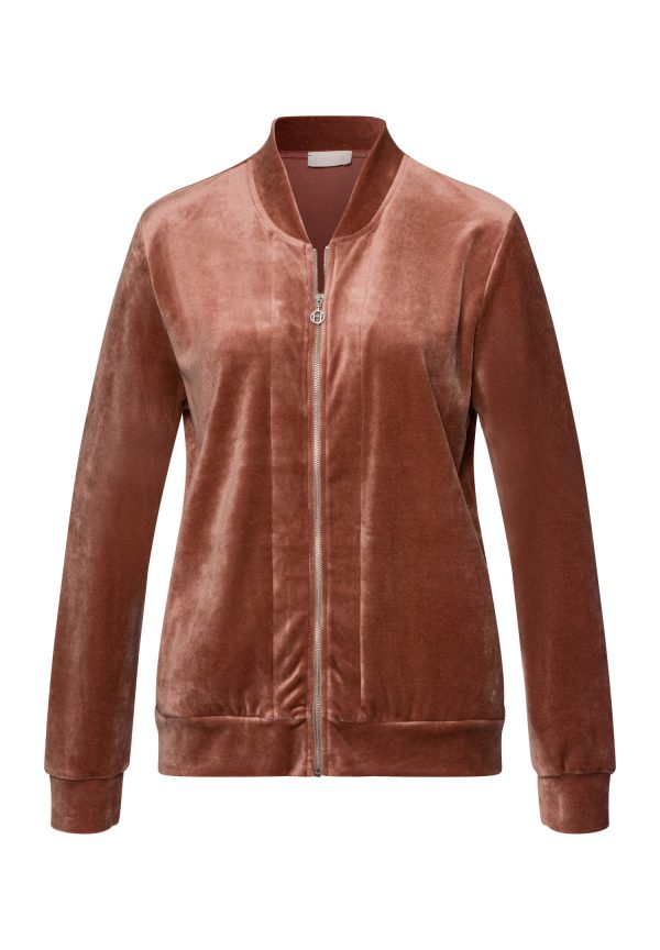 Favourites Velvet Zip-Up Jacket