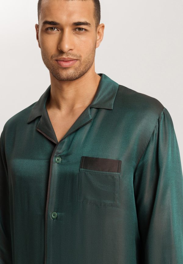 Selection Notch Collar Button Front Pajama Set - Image 5