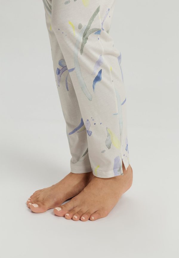 Sleep And Lounge Cotton Blend Drawstring Pants - Image 5