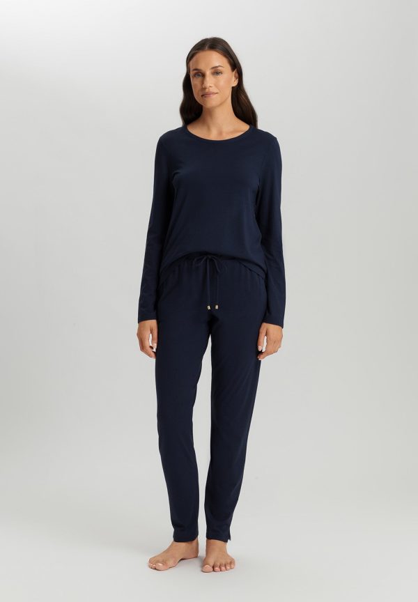 Sleep And Lounge Cotton Blend Drawstring Pants - Image 4