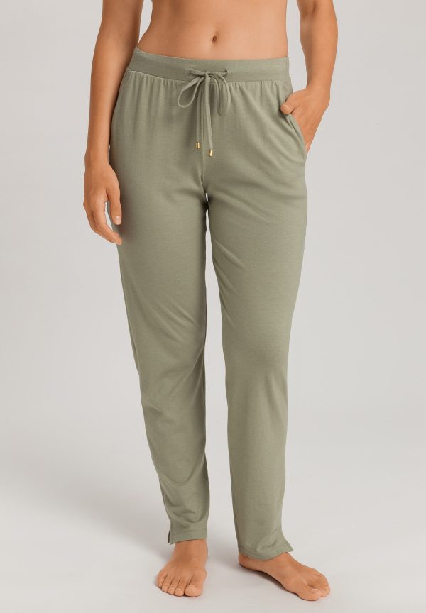 Sleep And Lounge Cotton Blend Drawstring Pants - Image 2
