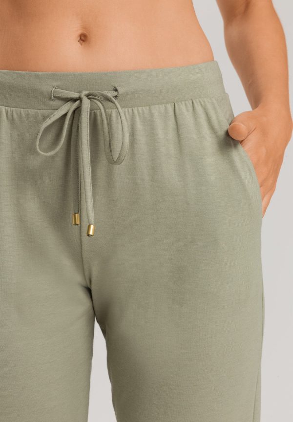 Sleep And Lounge Cotton Blend Drawstring Pants - Image 5