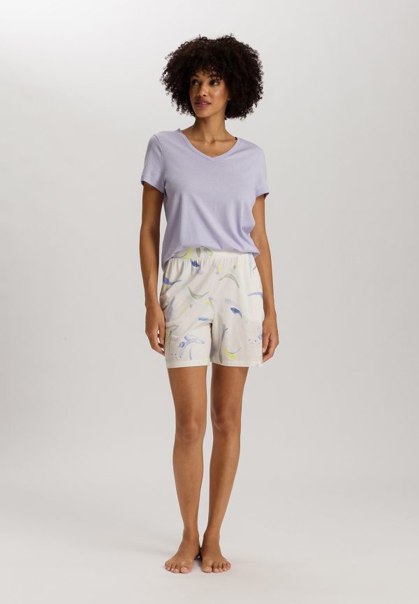 Sleep And Lounge Cotton Blend Shorts - Image 4