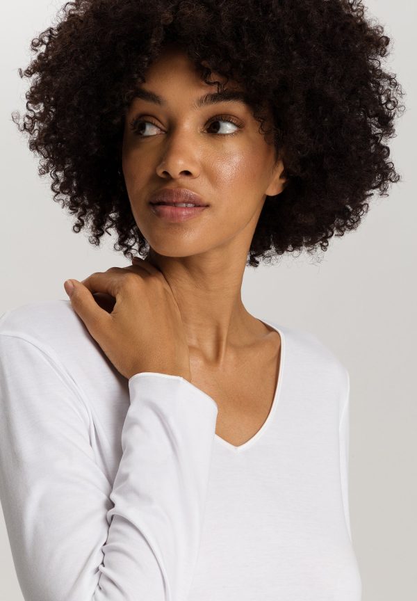 Cotton Silk V-Neck Cotton Nightgown - Image 5