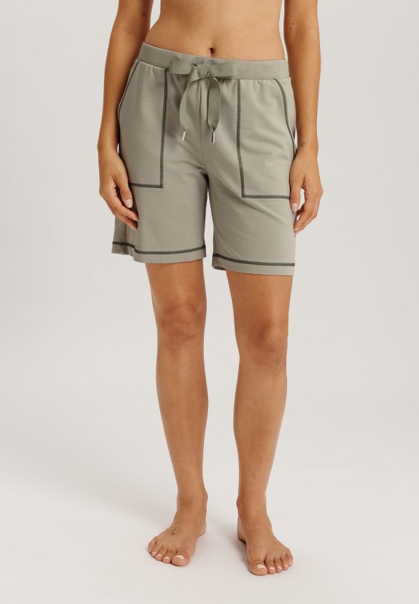 Natural Living Organic Cotton Drawsting Shorts - Image 2