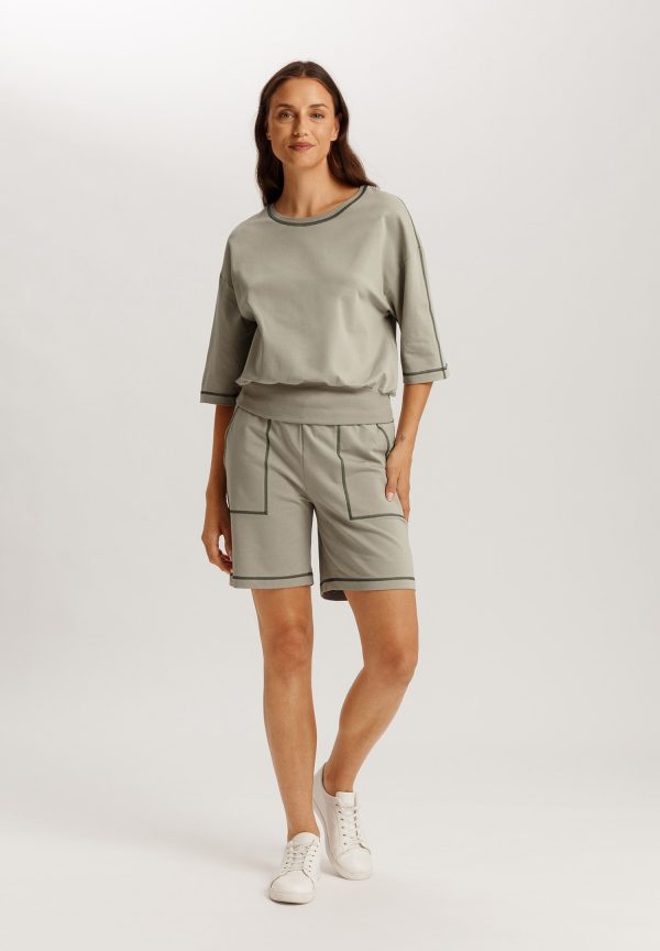 Natural Living Organic Cotton Drawsting Shorts - Image 4
