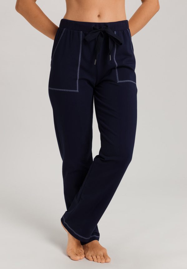 Natural Living Organic Cotton Drawstring Lounge Pants - Image 2