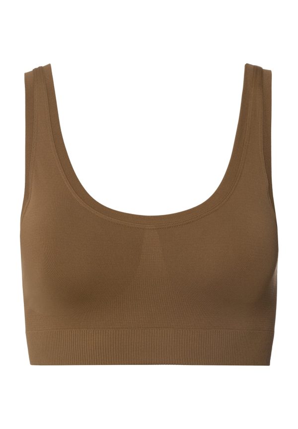 Touch Feeling Crop Top Padded