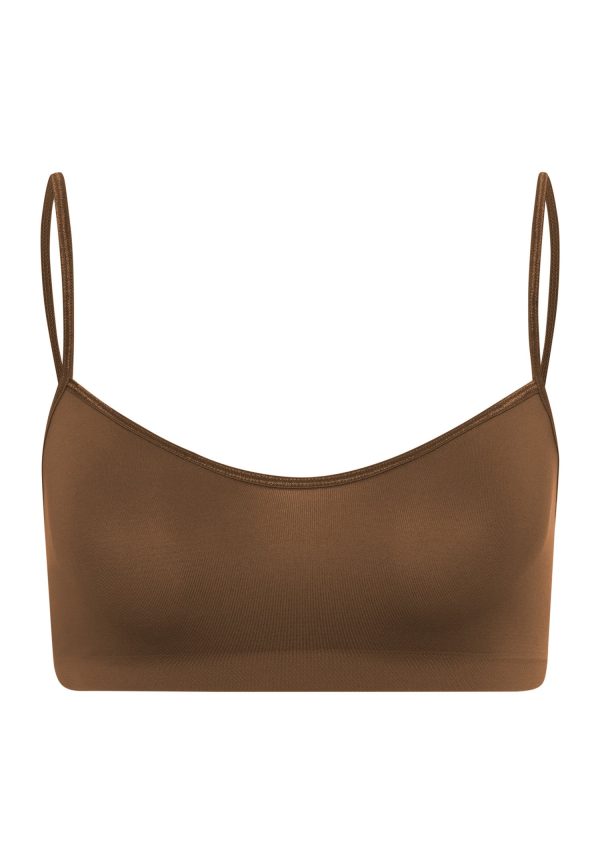Touch Feeling Spaghetti Crop Top
