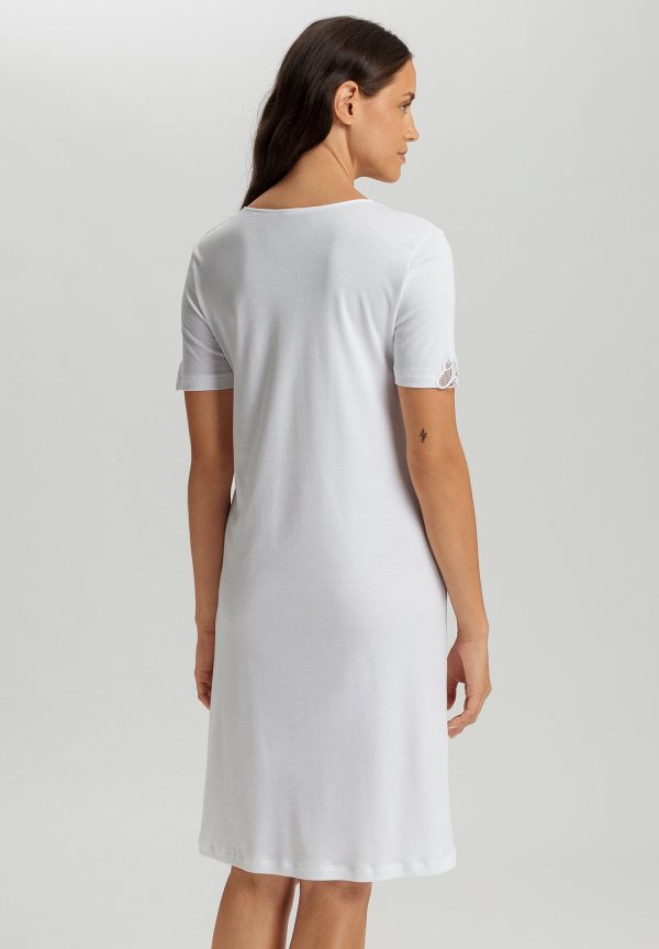 Belina V-Neck Cotton Nightgown - Image 3