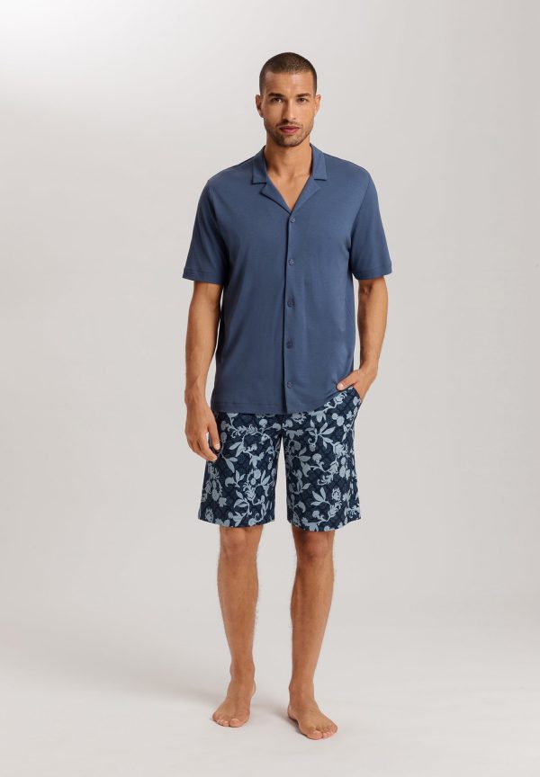 Night And Day Button Front Cotton Pajama Set - Image 2