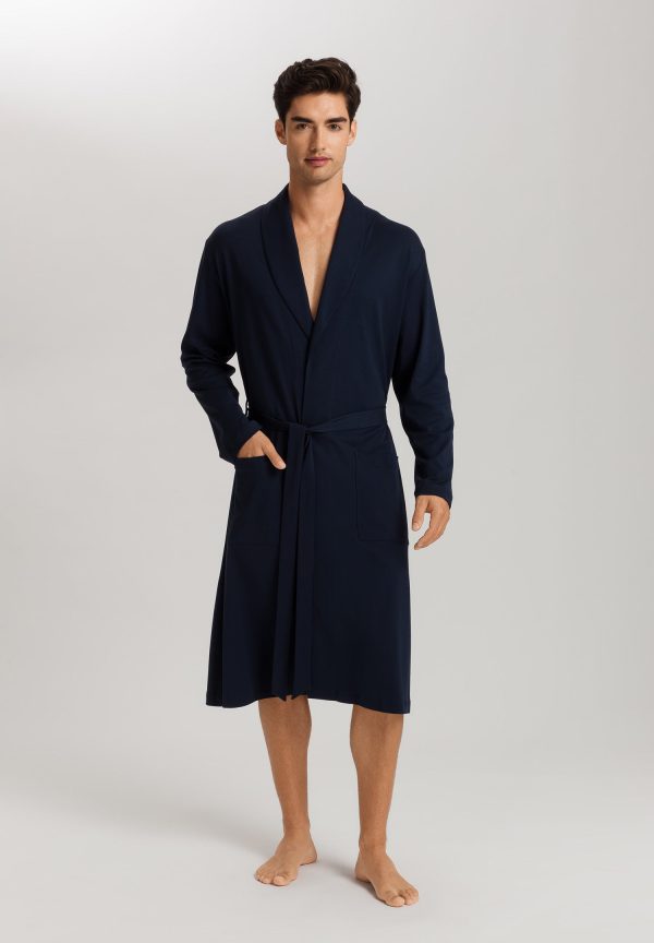 Night And Day Shawl Collar Cotton Robe 120cm - Image 2