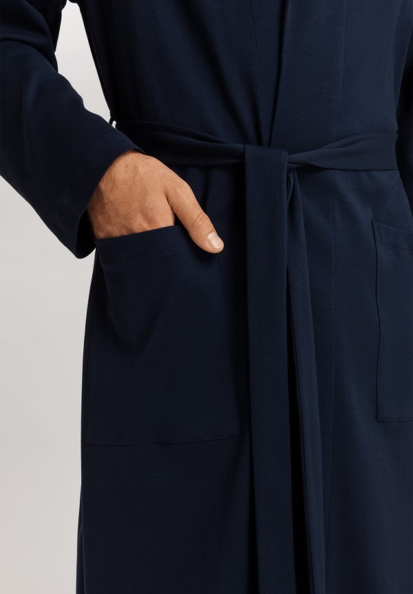 Night And Day Shawl Collar Cotton Robe 120cm - Image 5
