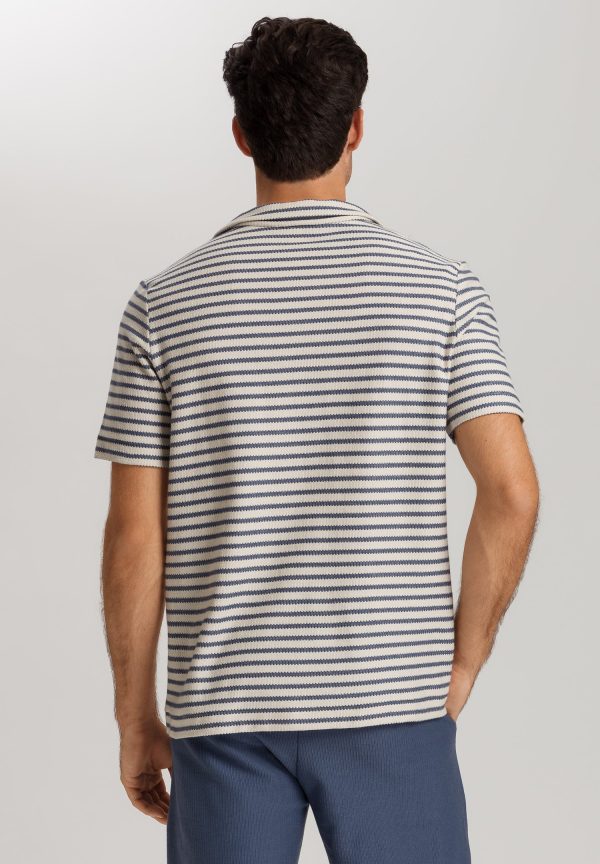Loungy Summer Collared Organic Cotton Top - Image 3