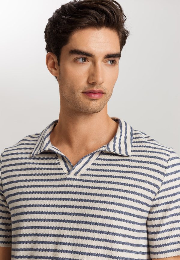Loungy Summer Collared Organic Cotton Top - Image 5